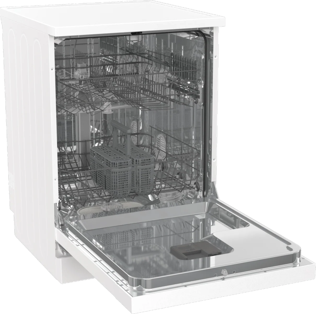 Hisense HS642D90WUK - White Freestanding Dishwasher - 14 Place Settings - D Energy - Image 7