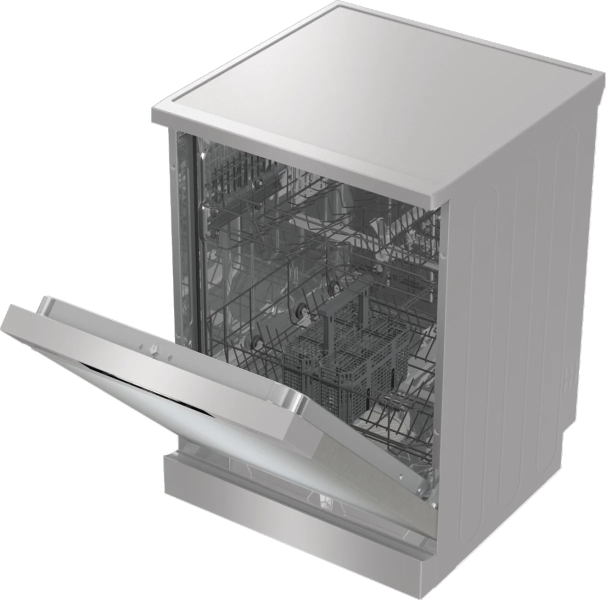 Hisense HS642D90XUK - Silver 14 Place Setting Freestanding Dishwasher - 60cm - 46 dB - D Energy - Image 6