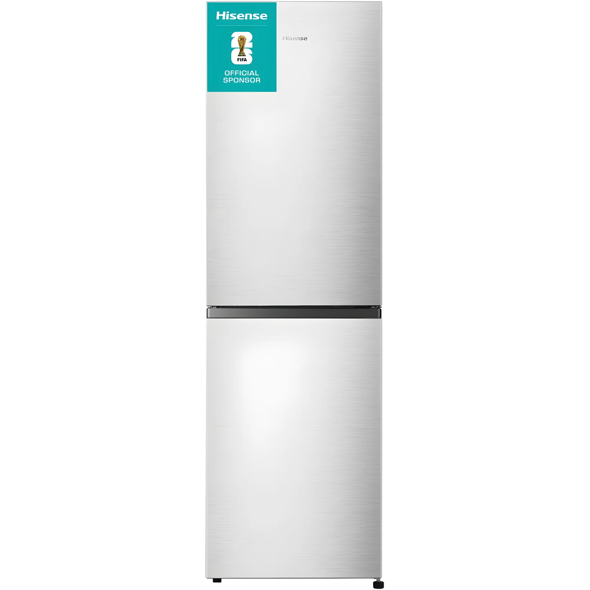 Hisense RB327N4BCE - Stainless Steel Fridge Freezer - 256L Total No Frost - E Rated
