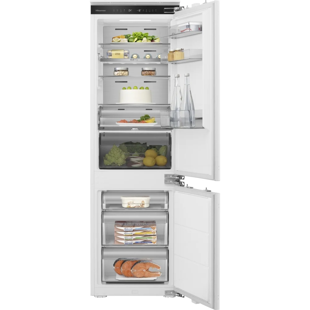 Hisense RB3B250SAWE - White Integrated Fridge Freezer - 252L Total No Frost - 60/40 Split - E Energy Rating - Image 4