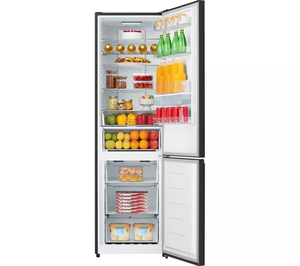 Hisense RB435N4WFE - Black Fridge Freezer - 238L/98L - E Energy - Image 2