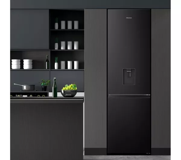 Hisense RB435N4WFE - Black Fridge Freezer - 238L/98L - E Energy - Image 4