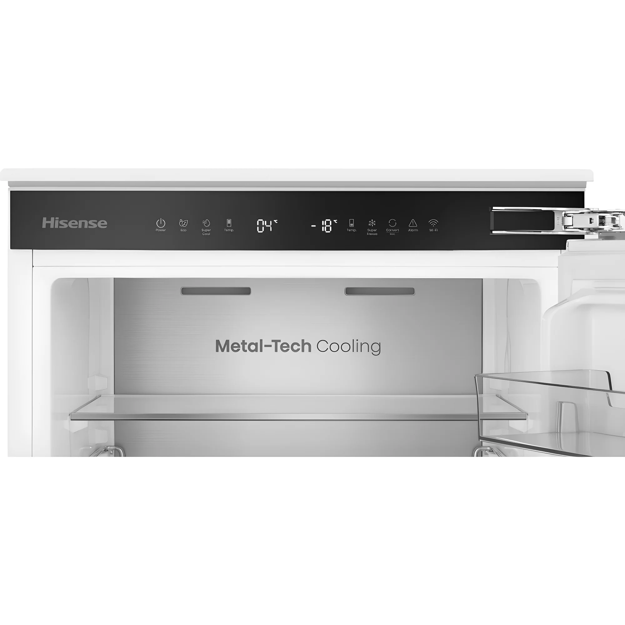 Hisense RB5B280SSWC - White Integrated Fridge Freezer - 70/30 Split - No Frost - E Rated - Image 4