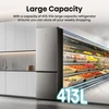 Hisense RB5P410SACCUK - Silver Fridge Freezer - 413L 70/30 - C Rated - Image 3