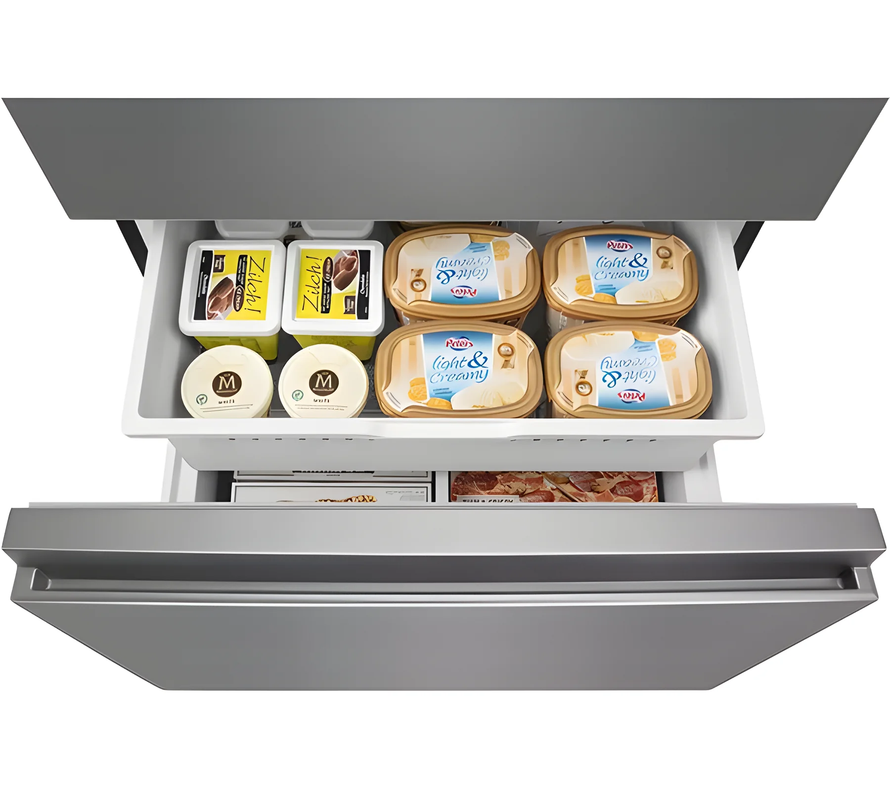 Hisense RF540N4WIE - Stainless Steel American Fridge Freezer - 480L Capacity - E Energy Rating - Image 3