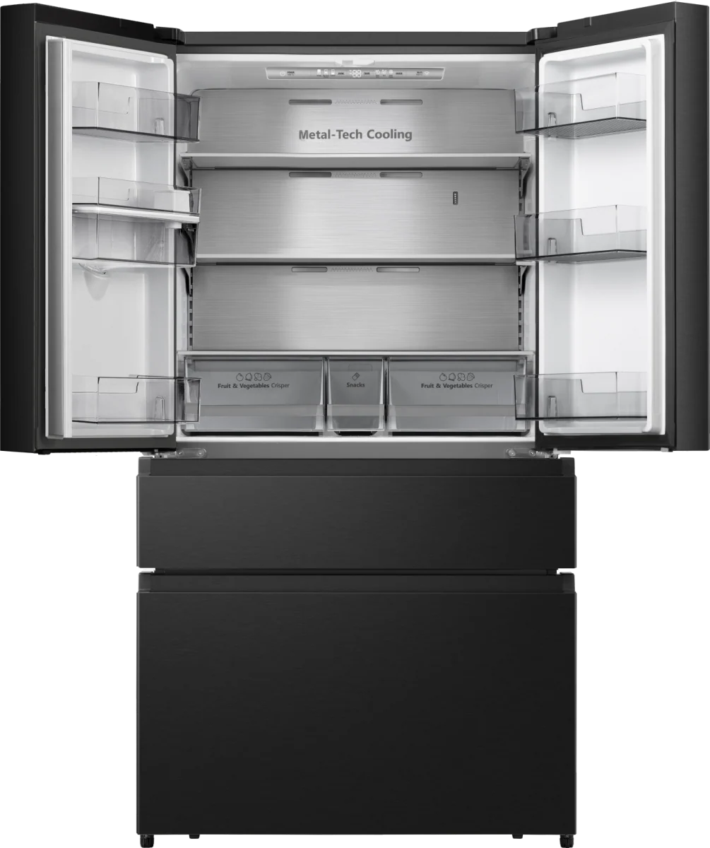 Hisense RF749N4SWFE - Black American Fridge Freezer - 579L Capacity - E Energy Rating - Image 2