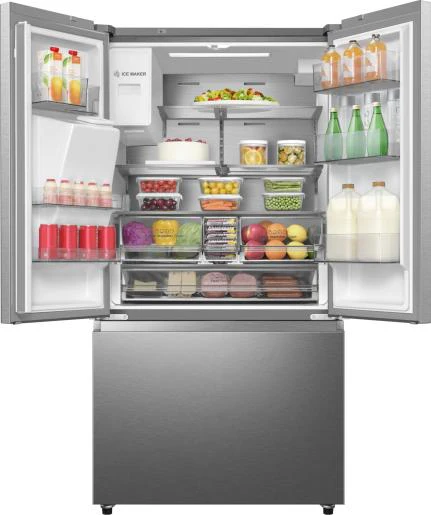 Hisense RF793N4SASE - Grey American Fridge Freezer - 612L - E Energy Rating - Image 3