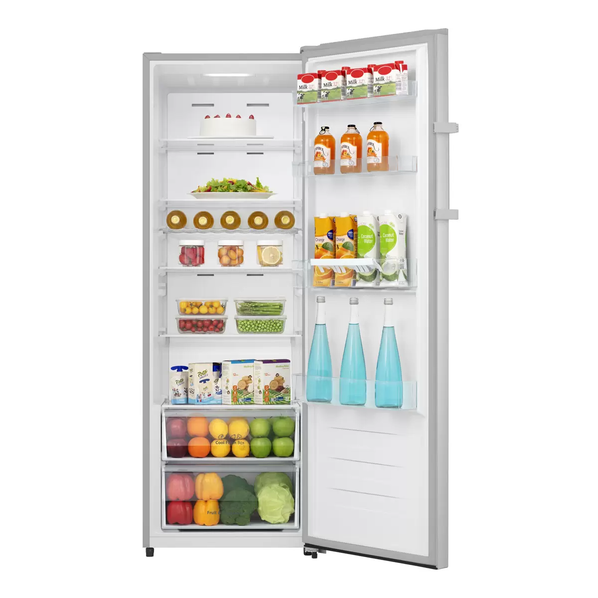 Hisense RL415N4ACE - Stainless Steel Upright Fridge - 322L - No Frost - E Rated - Image 2