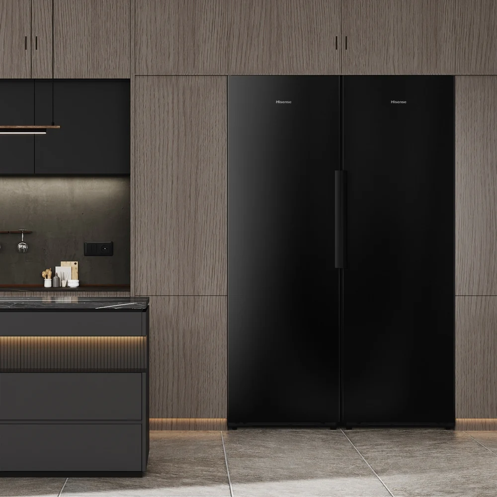 Hisense RL5K370GSFC - Black Larder Fridge - 372L - C Energy Rated - Image 2