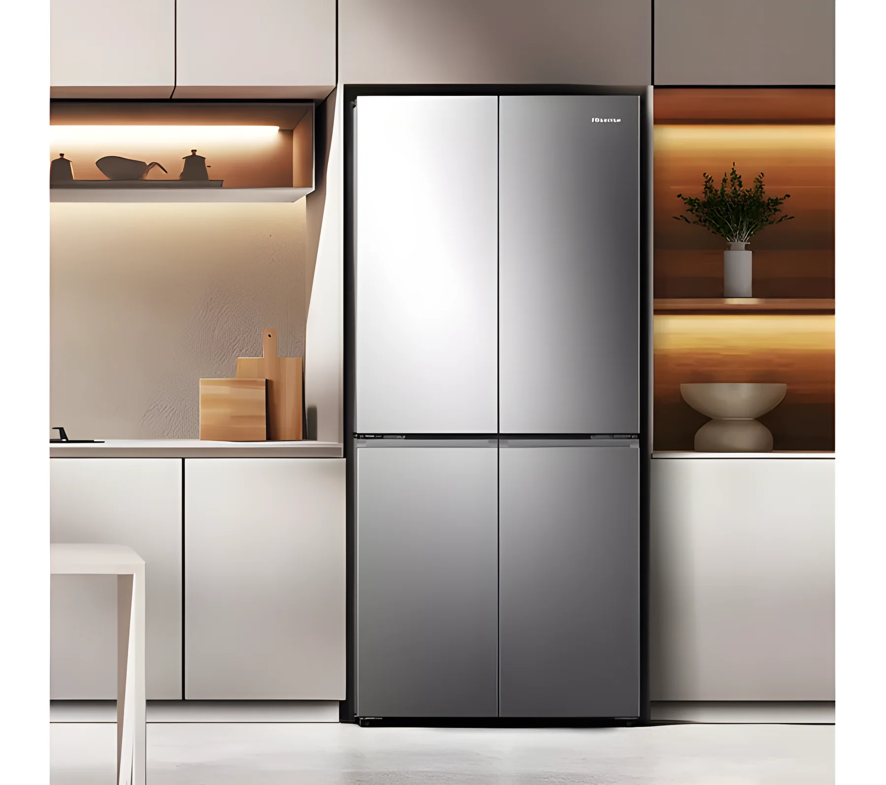 Hisense RQ5P470SAID - Stainless Steel American Fridge Freezer - 483L - D Energy Rating - Image 3