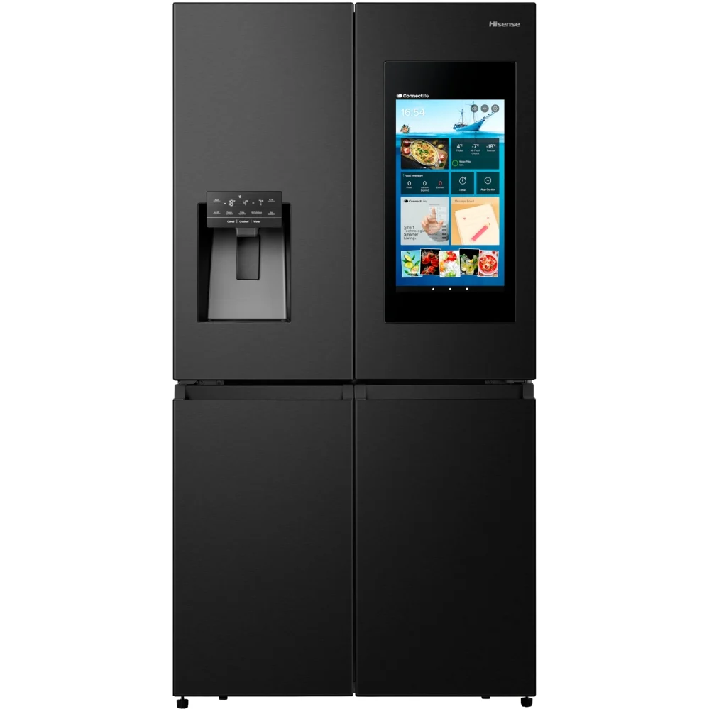Hisense RQ760N4IFE - Black American Fridge Freezer - 577L - E Rated - Image 2