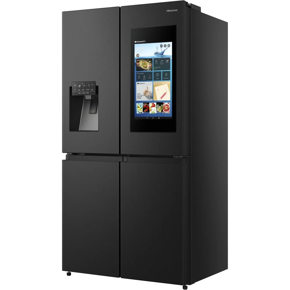 Hisense RQ760N4IFE - Black American Fridge Freezer - 577L - E Rated - Image 4