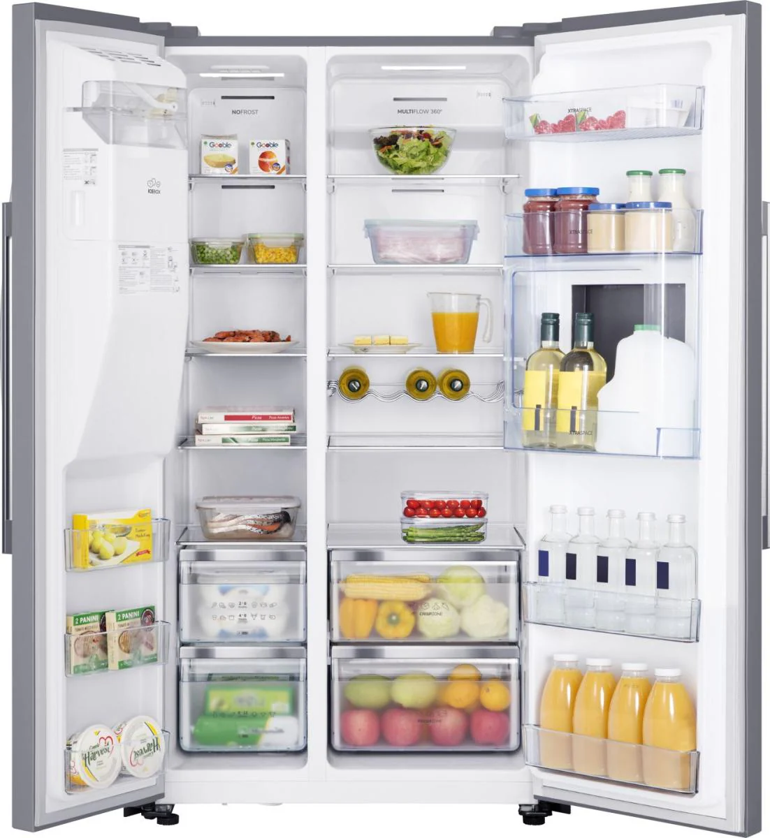 Hisense RS694N4BCE - Stainless Steel American Fridge Freezer - 535L - E Energy - Image 4