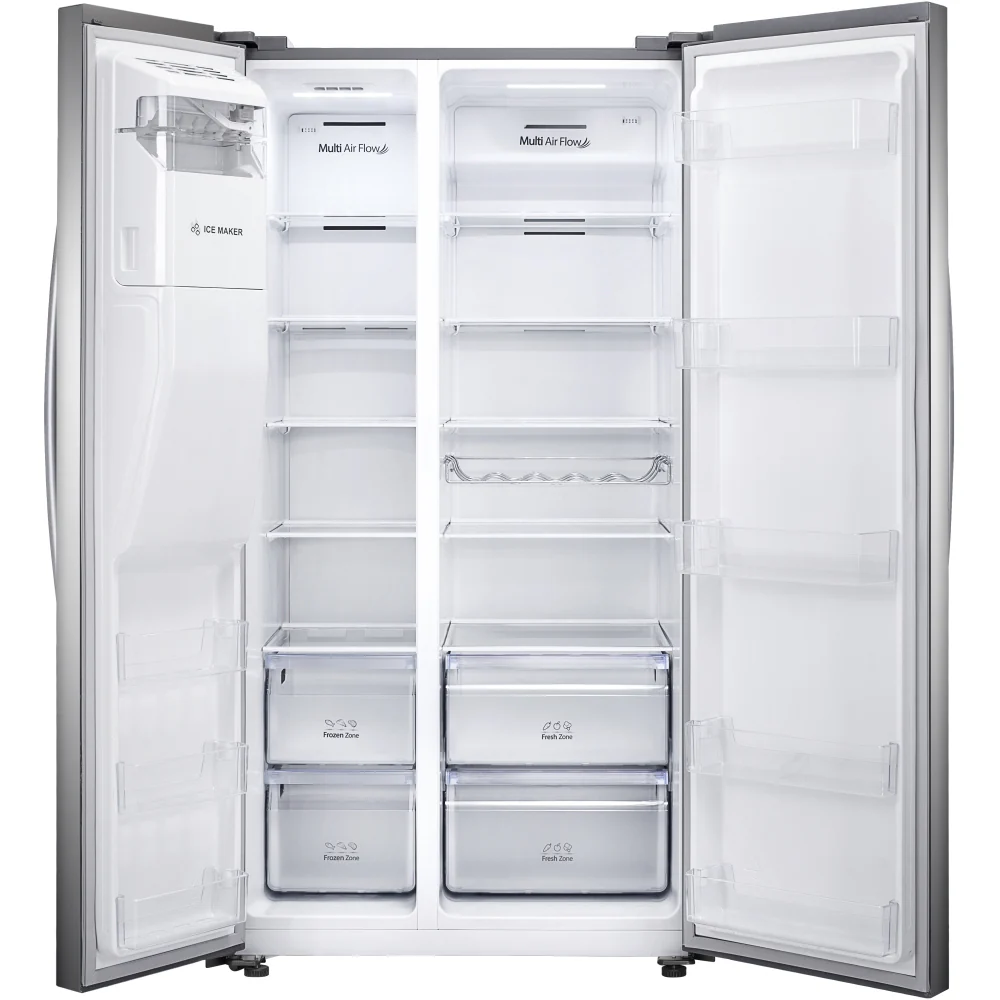 Hisense RS694N4ICE - Stainless Steel American Fridge Freezer - 562L - E Energy - Image 4