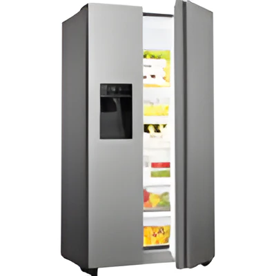 Hisense RS694N4TIE - Stainless Steel American Fridge Freezer - 562L Capacity - E Energy Rating - Image 3