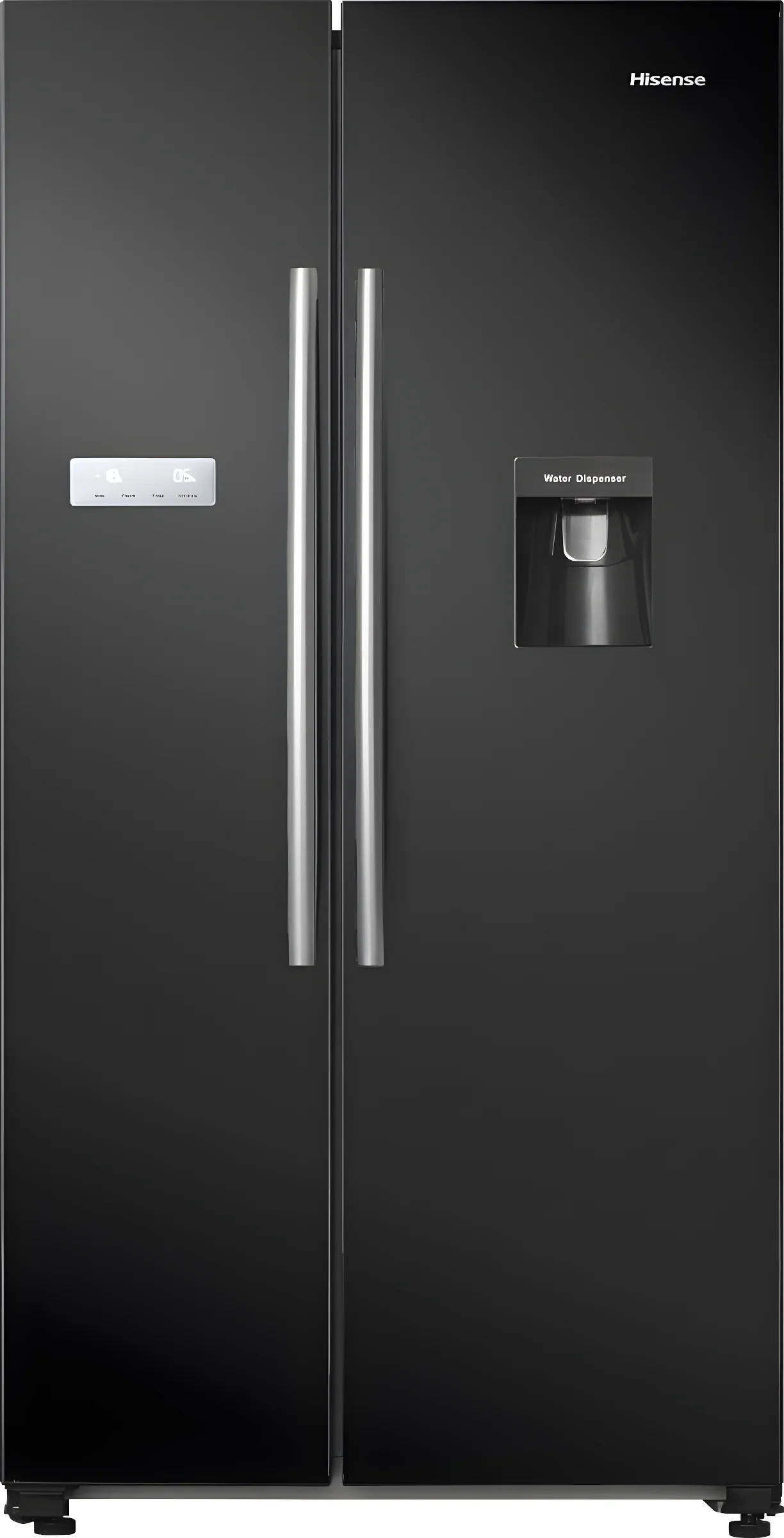 Hisense RS741N4WBE - Black American Fridge Freezer - 578L - E Energy Rating