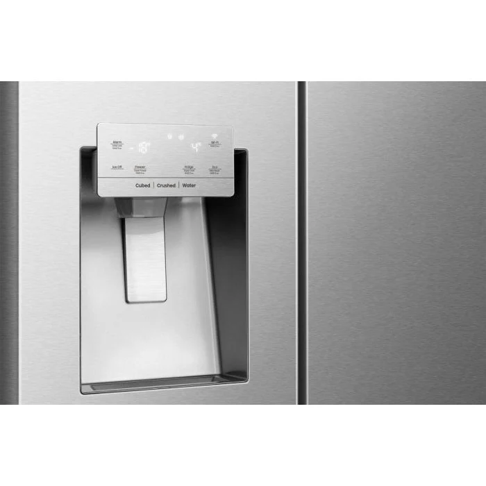 Hisense RS818N4IIE Wifi Connected Plumbed Total No Frost American Fridge Freezer - Stainless Steel - E Rated - Image 3
