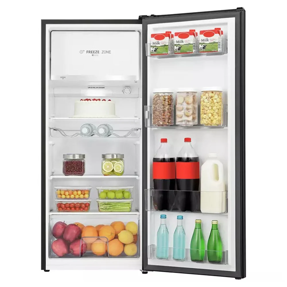 Teknix T2R128B - Black 165L Fridge - Icebox - E Energy