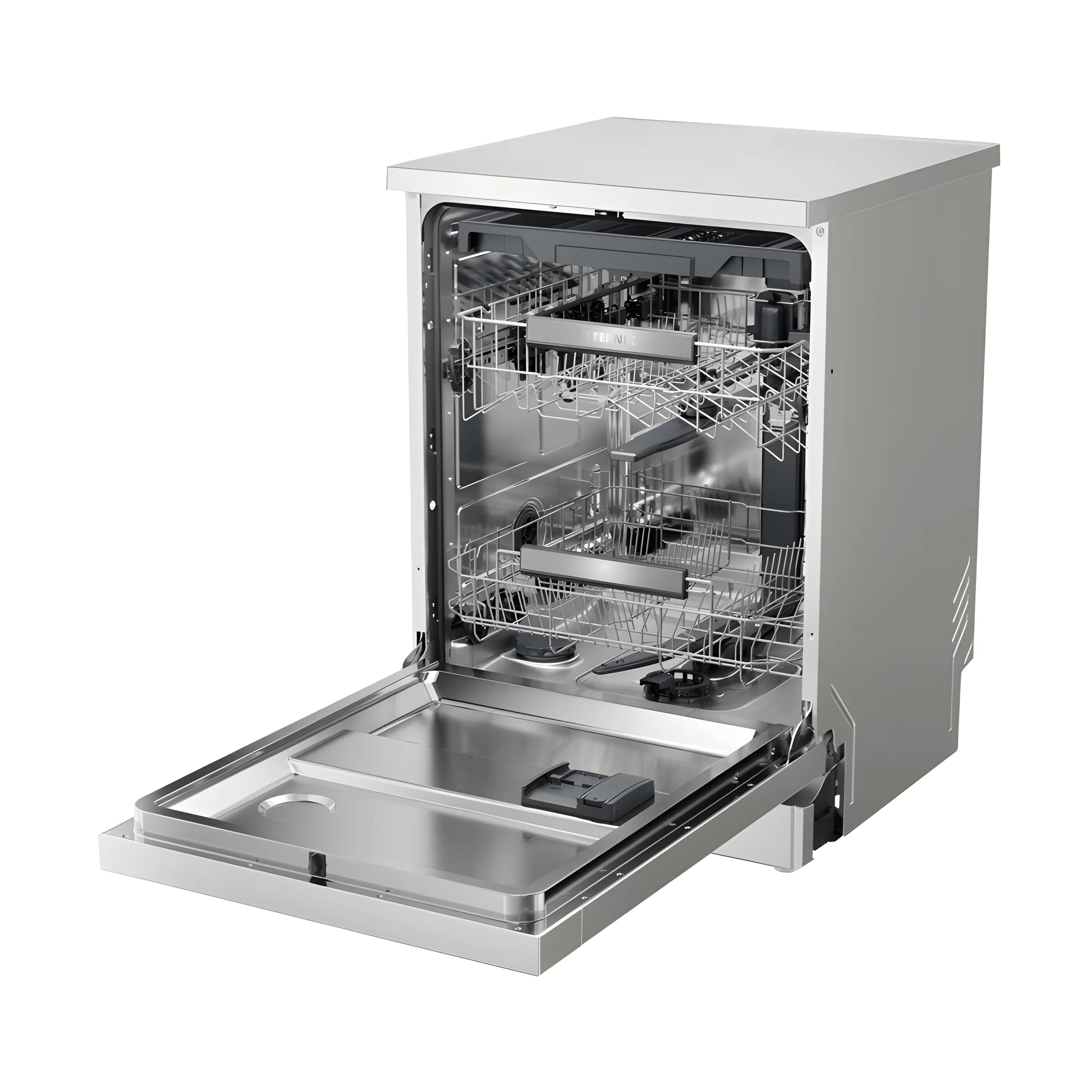 Teknix TX3FD618W - White Full Size Dishwasher - 15 Place Settings - C Energy - Image 3