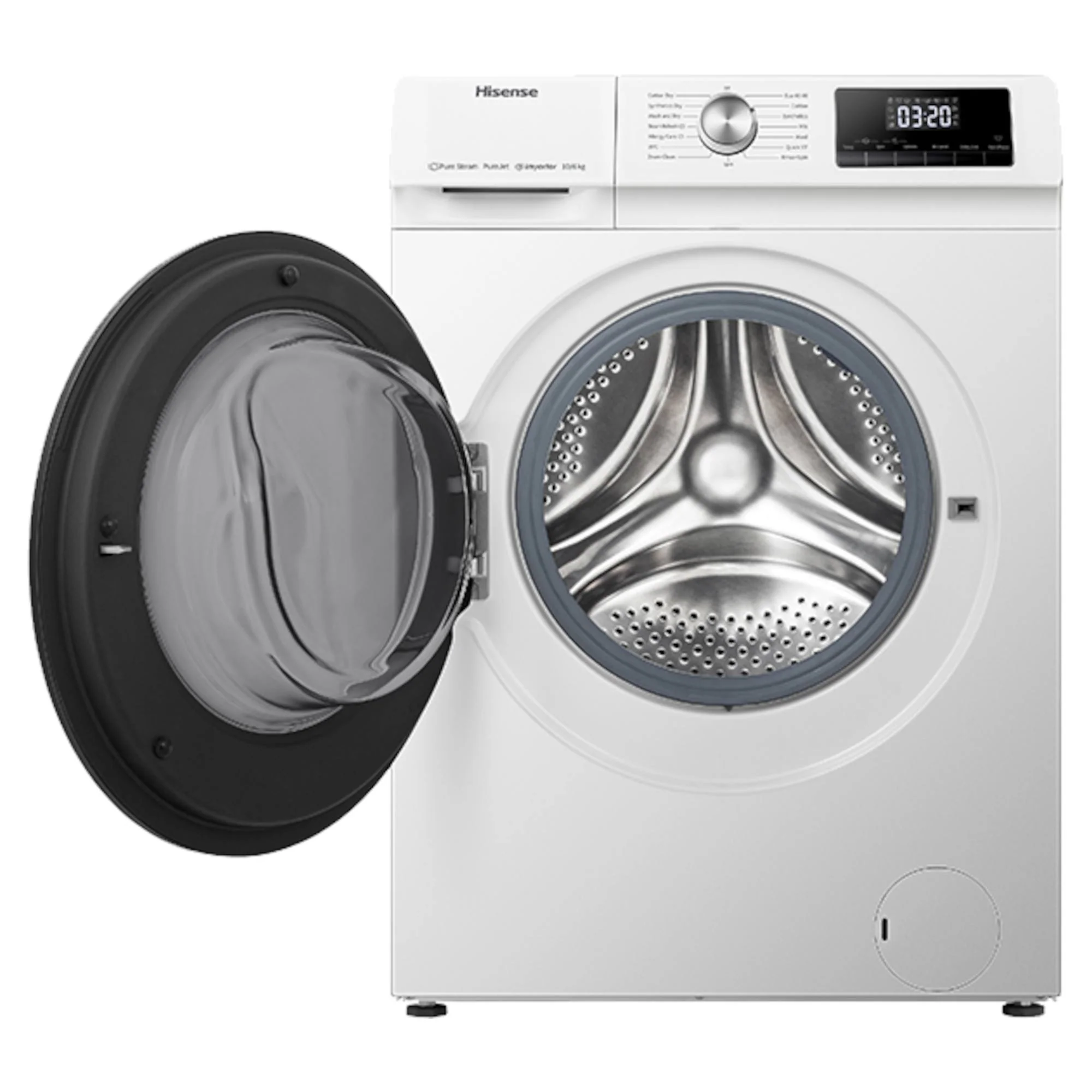 Hisense WDQA1014EVJM - White 10/6KG Washer Dryer - 1400 RPM - D Energy - Image 3