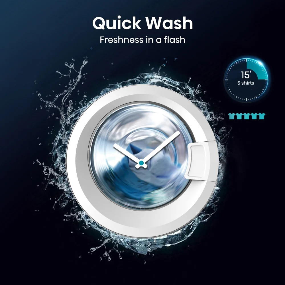 Hisense WF3M841BWI - White 8KG Integrated Washing Machine - 1400 RPM - A energy - Image 4
