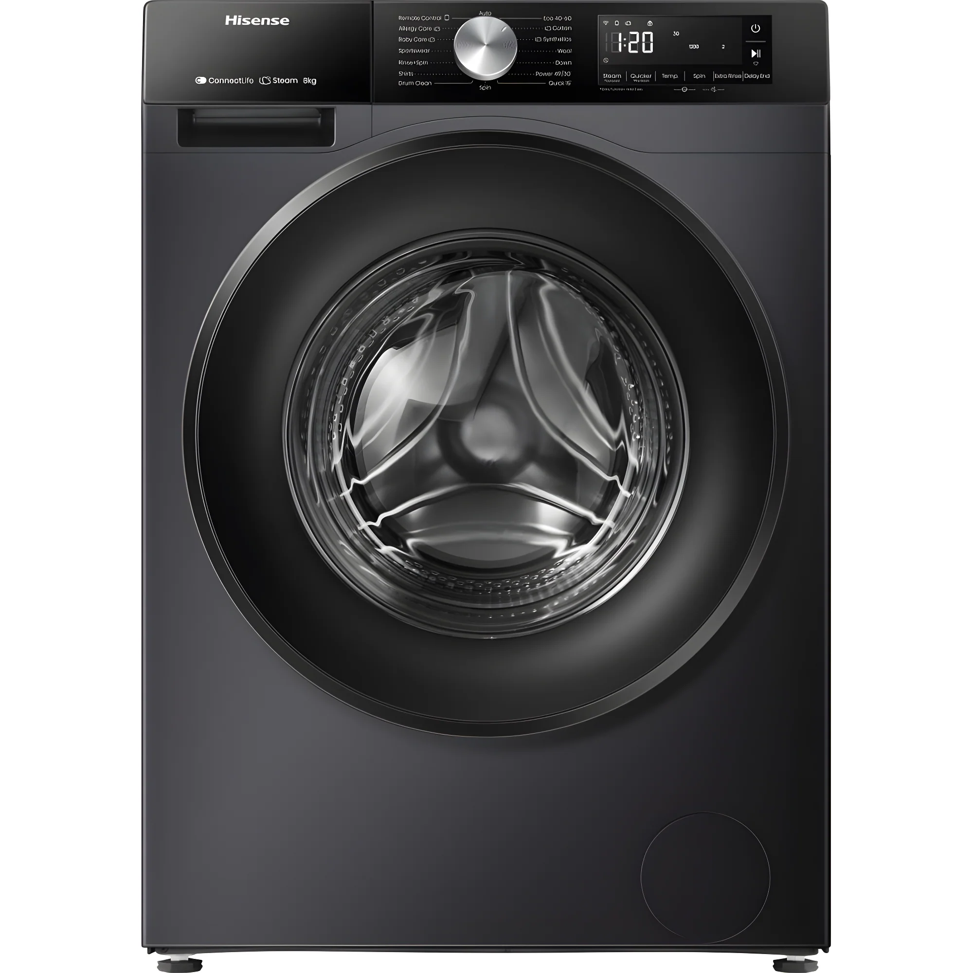 Hisense WF3S8043BB3 - Black 8KG Washing Machine - 1400 RPM - A Energy