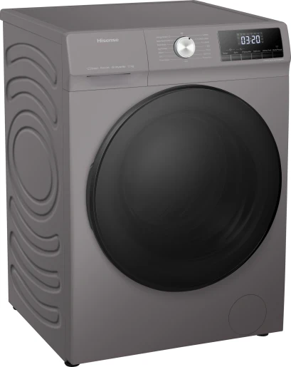 Hisense WFQA1014EVJMT - Silver Freestanding 10KG Washing Machine - 1400 RPM - A energy - Image 2