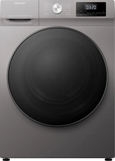 Hisense WFQA1014EVJMT - Silver Freestanding 10KG Washing Machine - 1400 RPM - A energy - Image 3