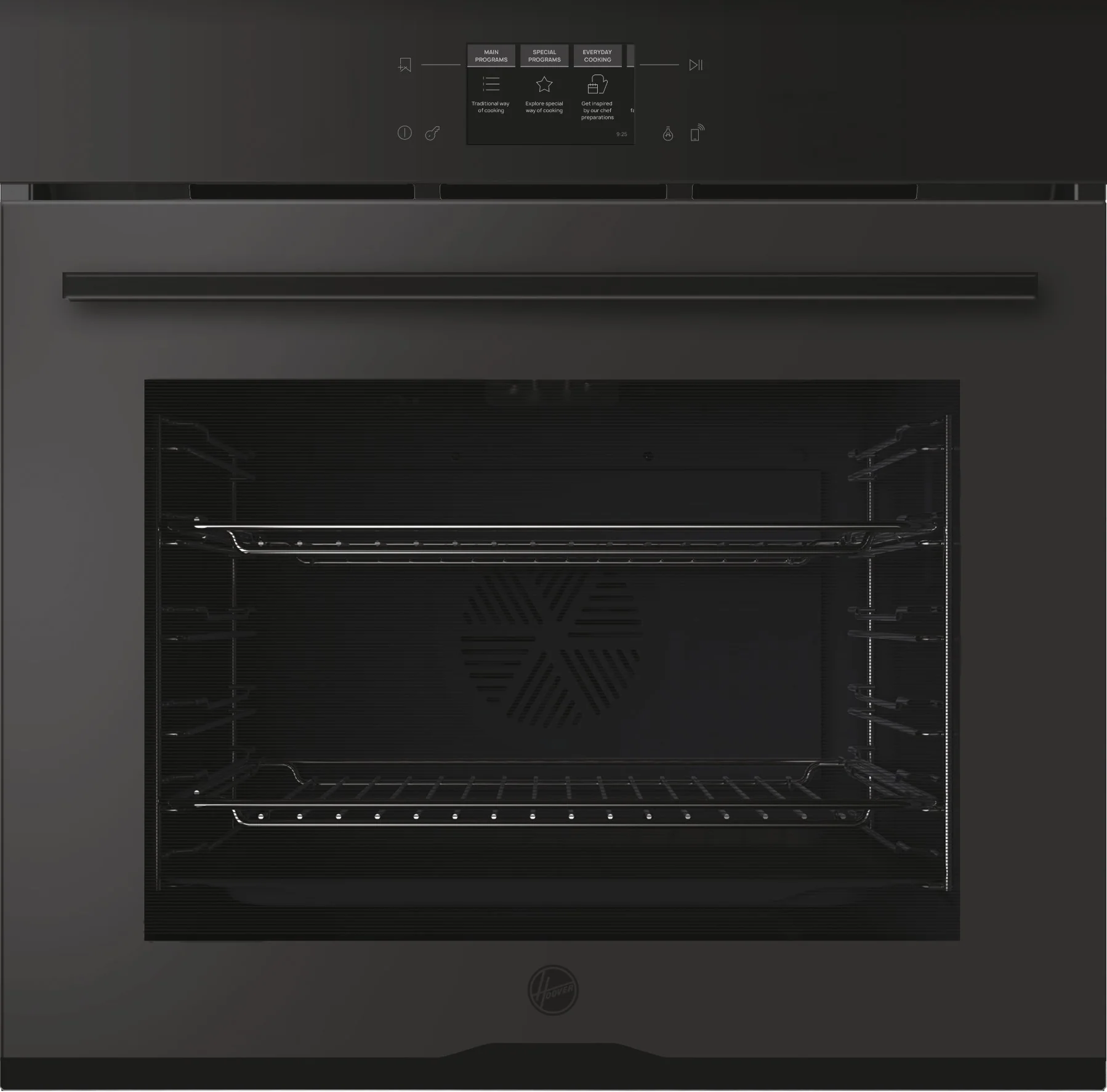 Hoover 33703914 HO6 M5C3HTB - Black 78L Electric Oven - Touch Controls - A++ Energy Rating