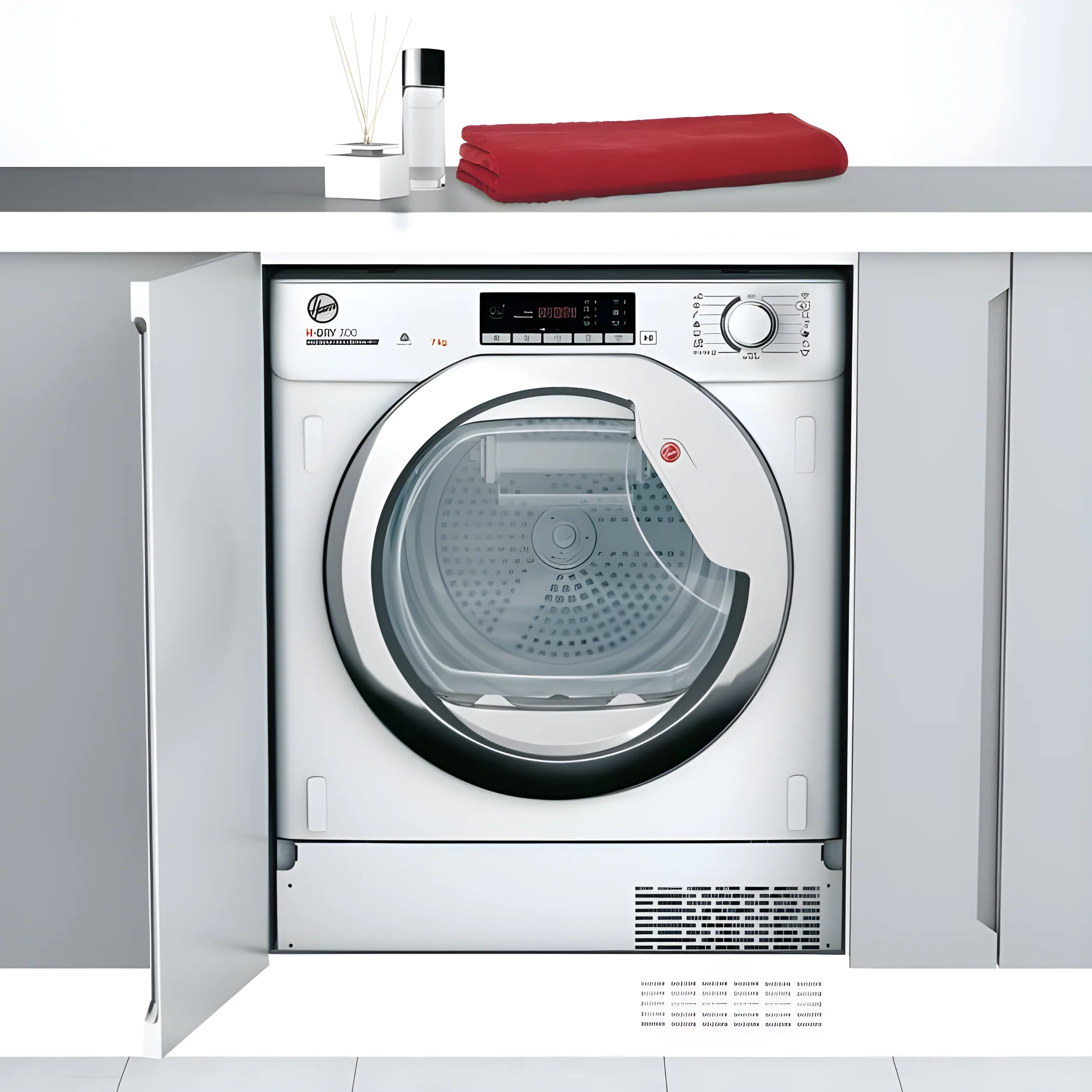 Hoover BATD H7A2TCE-80 - White 7KG Heat Pump Tumble Dryer - Integrated - A++ Energy Rating - Image 2
