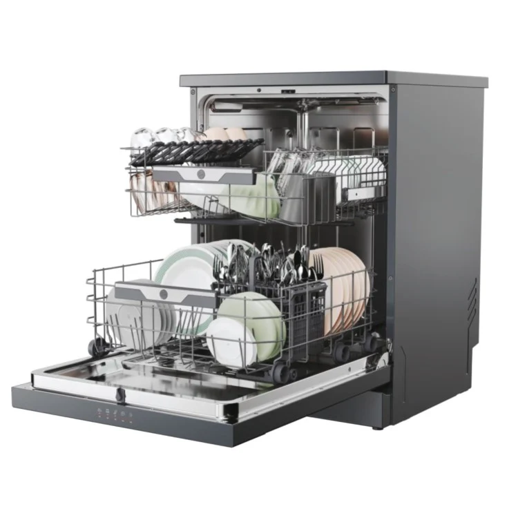Hoover HFP 4C7E0A-80 - Anthracite Dishwasher - 14 Place Settings - C Energy Rating - Image 2