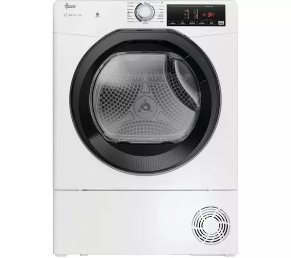 Hoover HRE H9N2TBE-80 - White 9KG Heat Pump Tumble Dryer - E Energy Rating