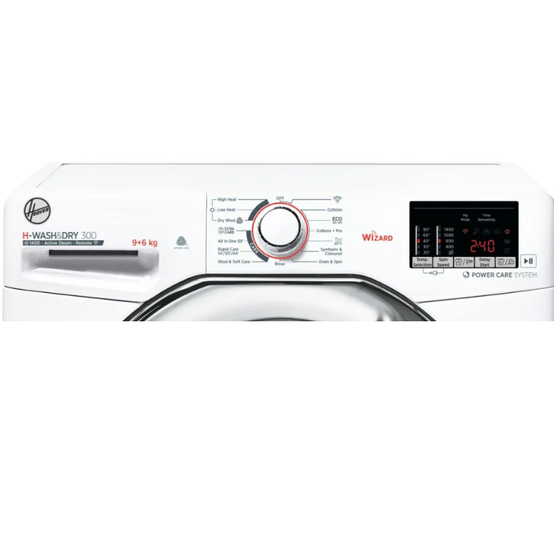 Hoover H3DS 4965DACE - White 9KG/6KG Washer Dryer - 1400 RPM - E/C energy - Image 3