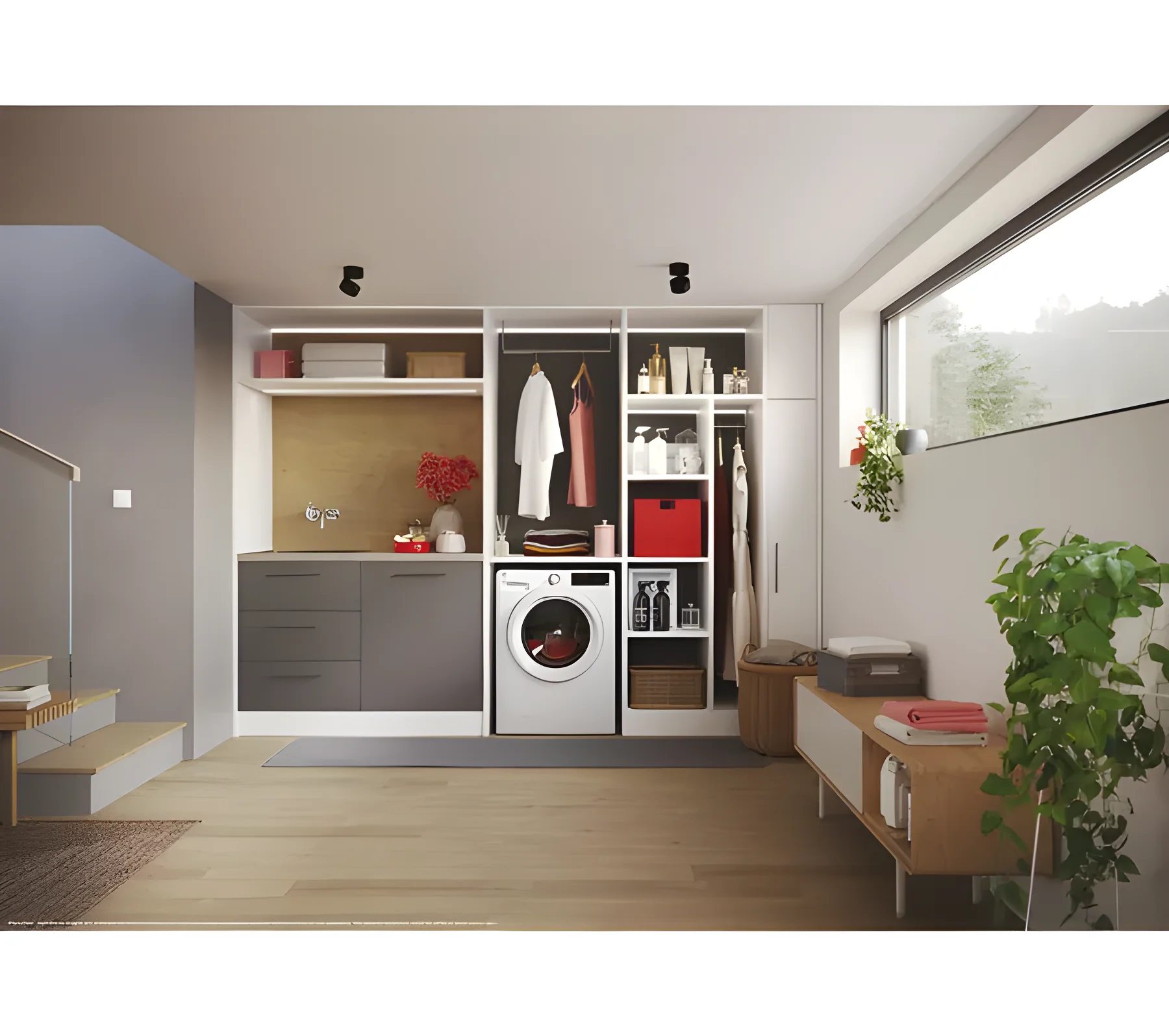 Hoover H3WPS696TAM6-80 - White 9KG Washing Machine - 1600 RPM - A energy - Image 3