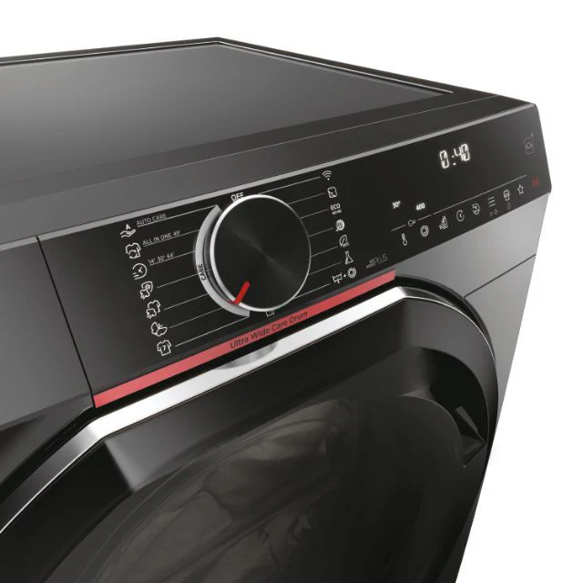 Hoover H7W412MBCR - Graphite Freestanding 12KG Washing Machine - 1400 RPM - A energy - Image 3
