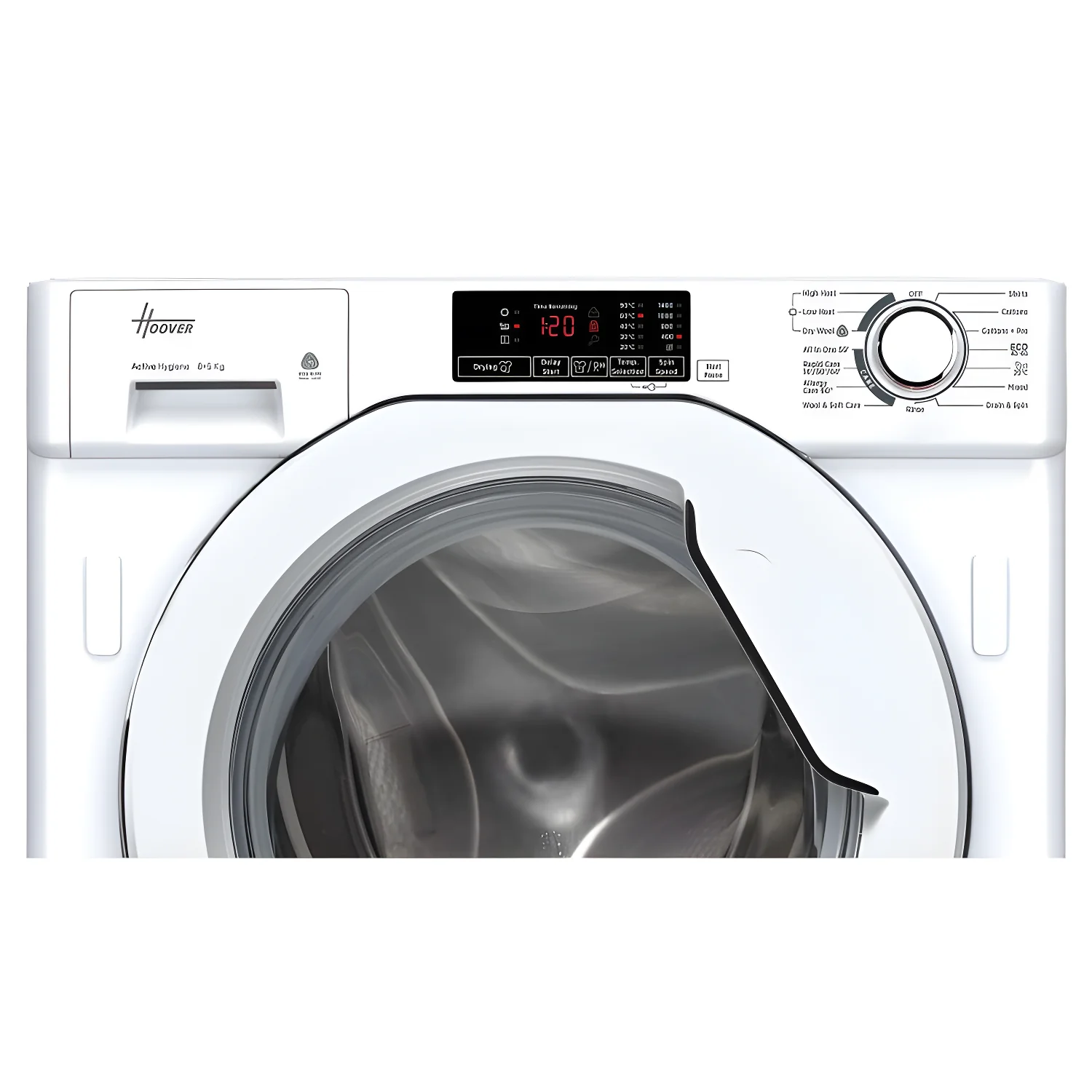 Hoover HBD 485D13-80 - White 8KG/5KG Integrated Washer Dryer - 1400 RPM - E Energy - Image 3
