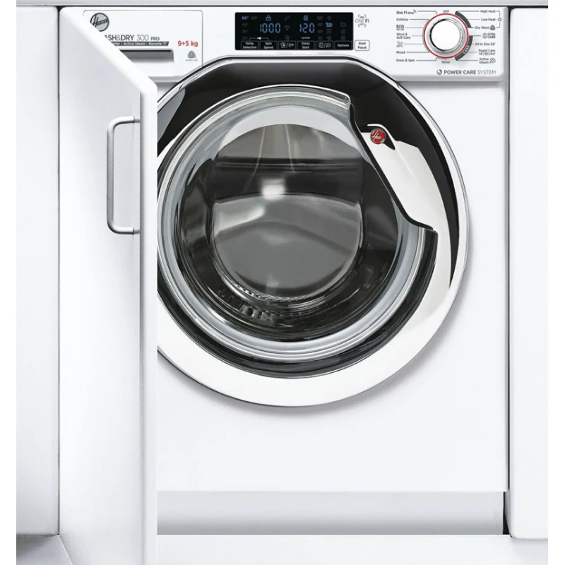 Hoover HBDOS695TAMCET80 - White Integrated 9KG/5KG Washer Dryer - 1600 RPM - D energy - Image 2
