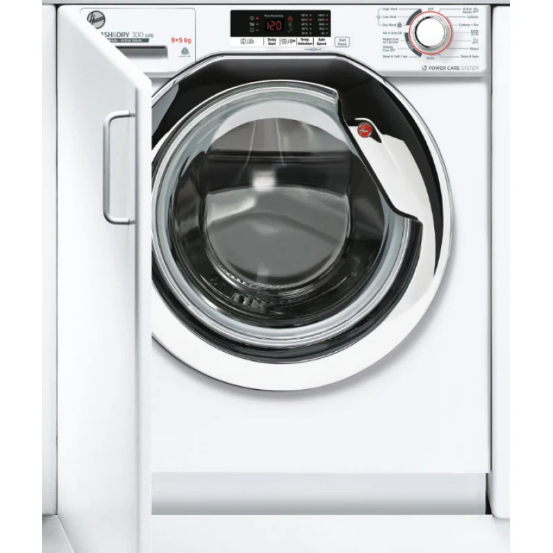 Hoover HBDS495D2ACE/-80 - White Integrated 9KG/5KG Washer Dryer - 1400 RPM - C/E energy - Image 2