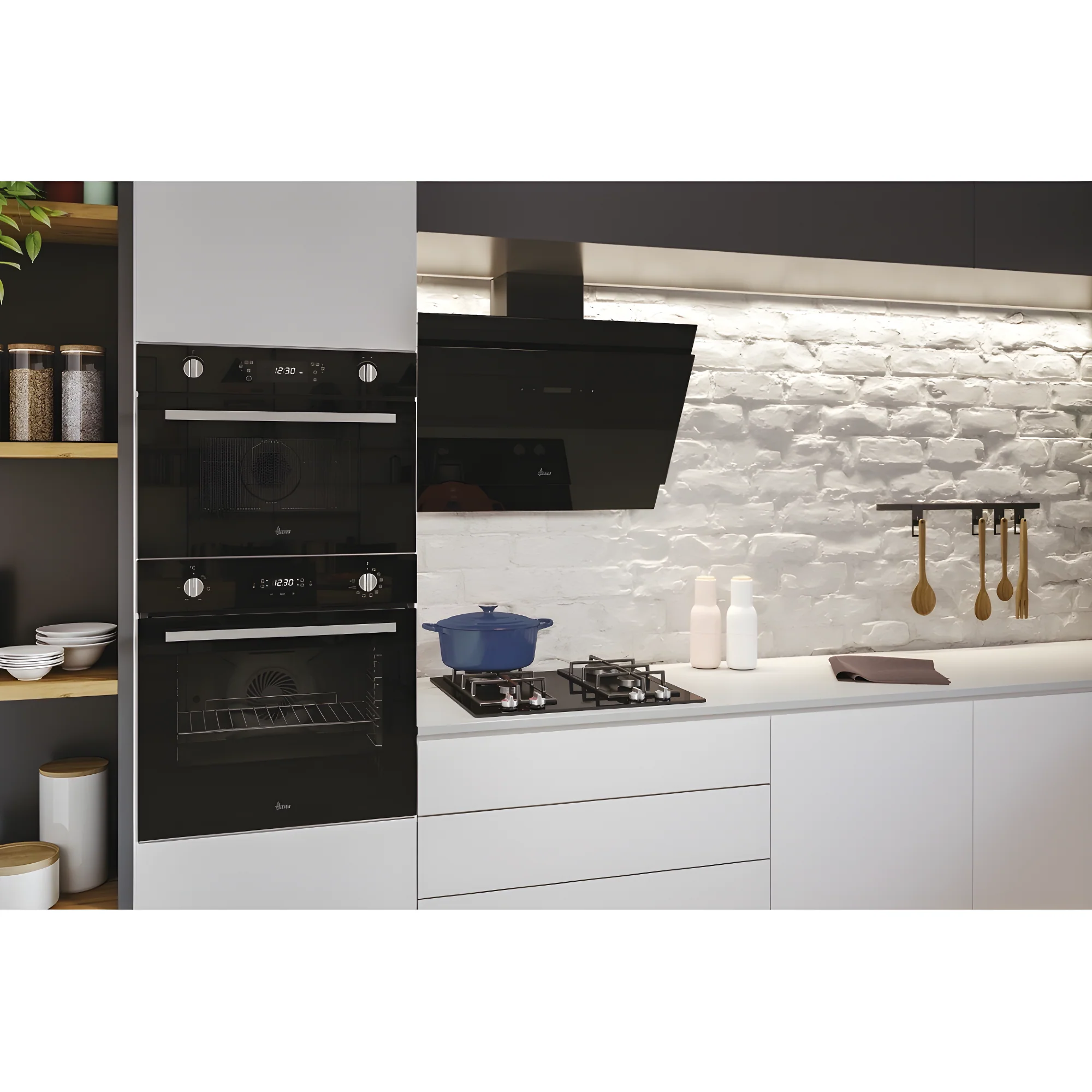 Hoover HDG9DCH3B - Black 90cm Chimney Cooker Hood - 678 m³/h - A++ Energy - Image 3