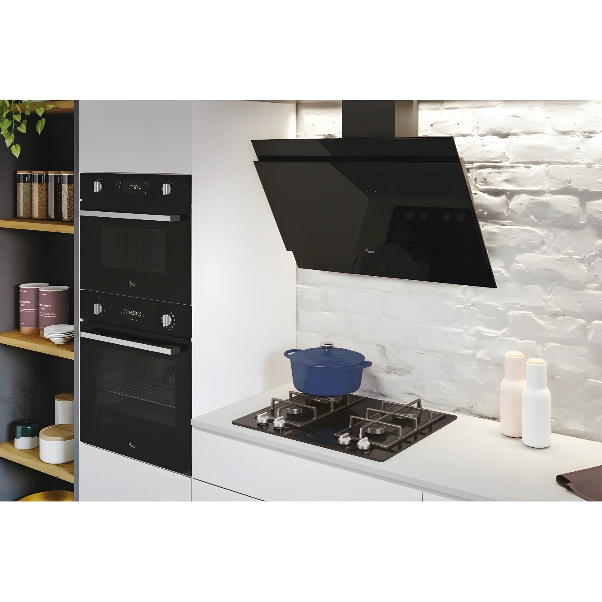 Hoover HDG9DCH3B - Black 90cm Chimney Cooker Hood - 678 m³/h - A++ Energy - Image 4