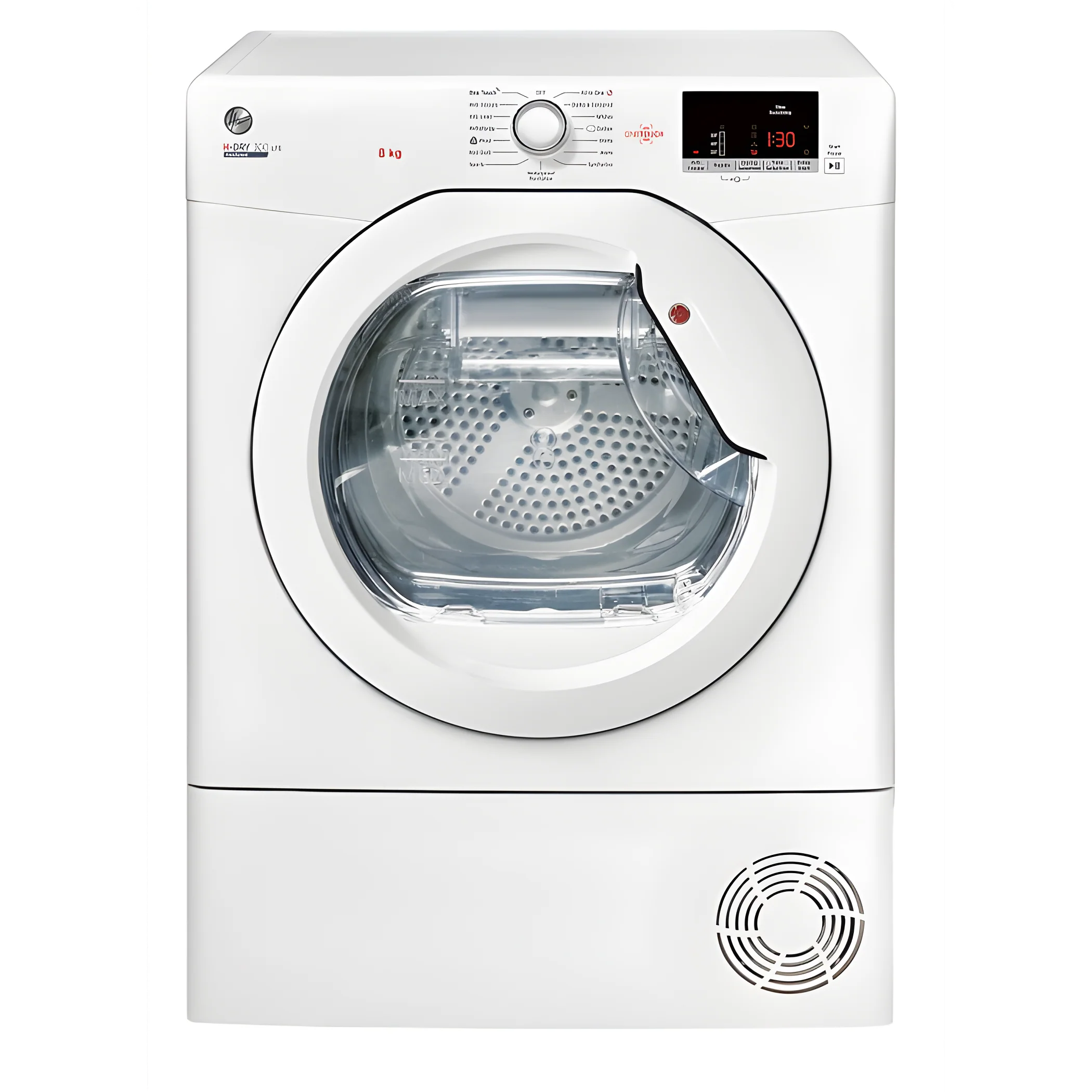 Hoover HLE H8A1LE-80 - White 8KG Heat Pump Tumble Dryer - Sensor Dry - A+ energy