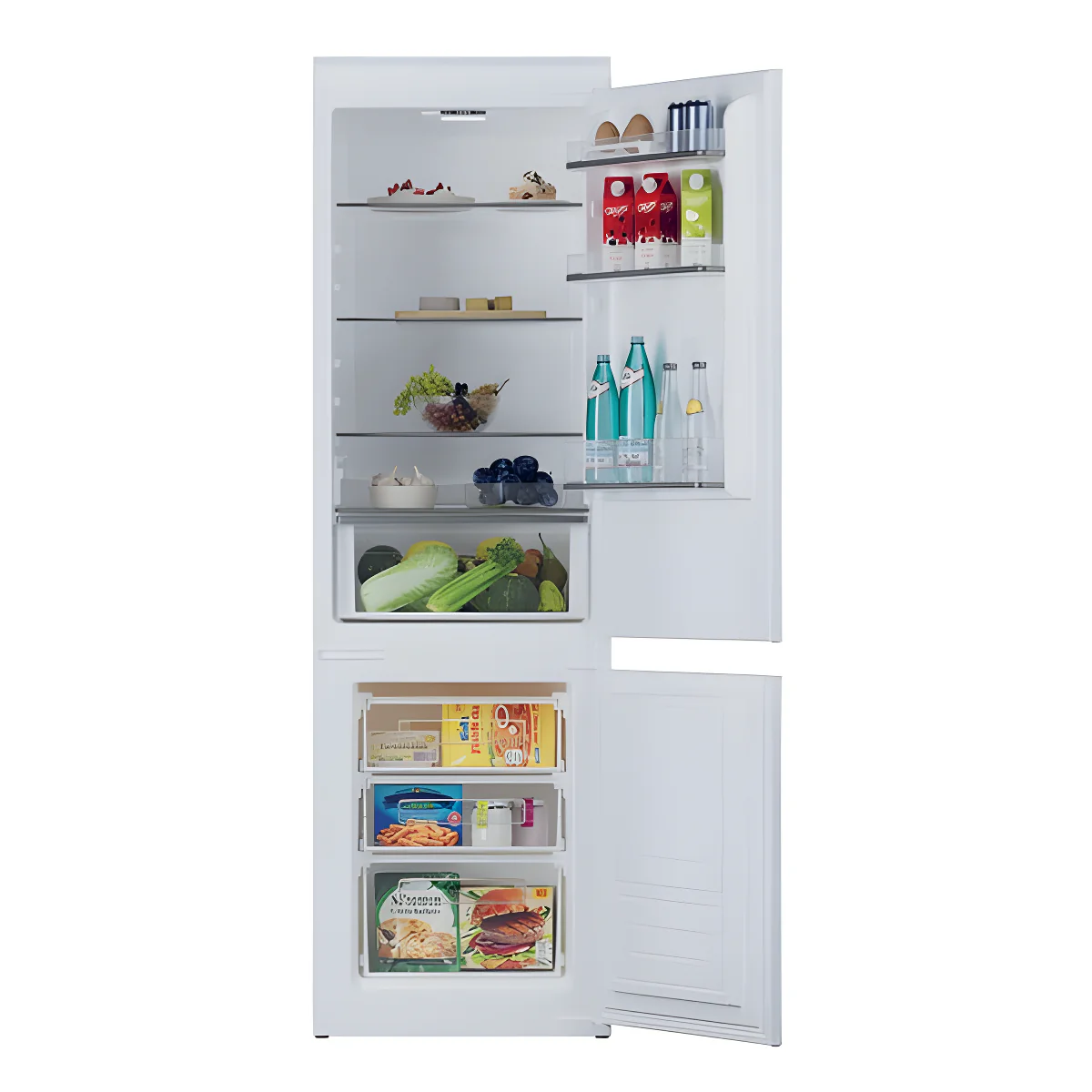 Hoover HOBBML18EK - White Integrated Fridge Freezer - 250L - E Energy Rating - Image 5