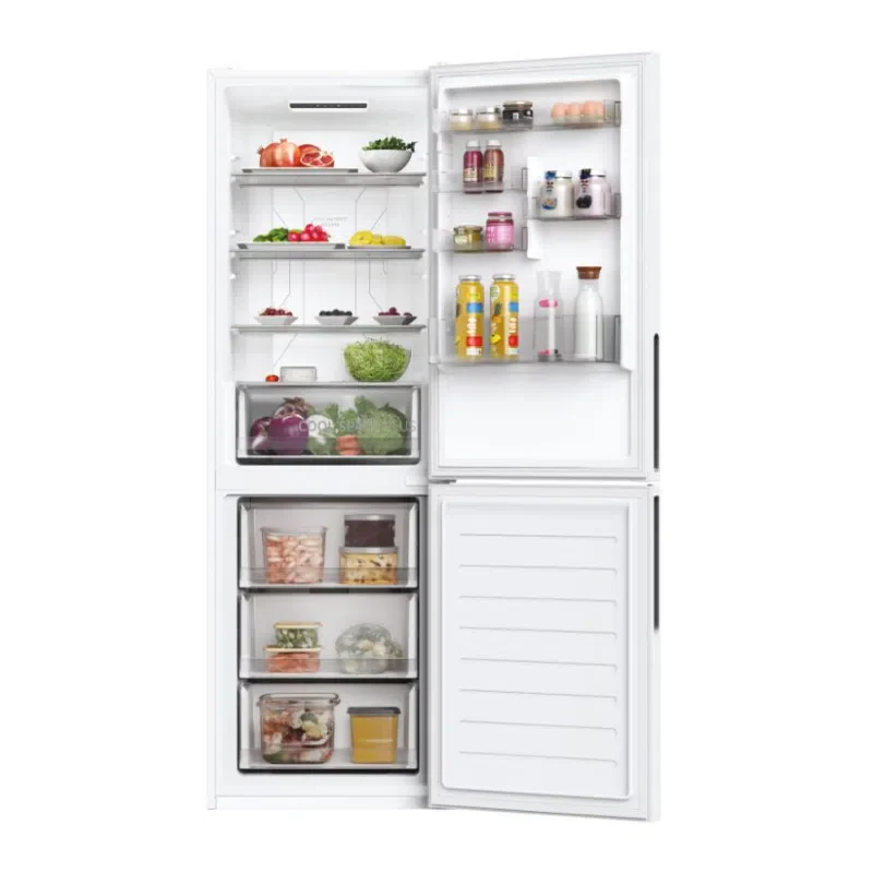 Hoover HOCE4T618EWK - White Fridge Freezer - 341L - E Energy - Image 2