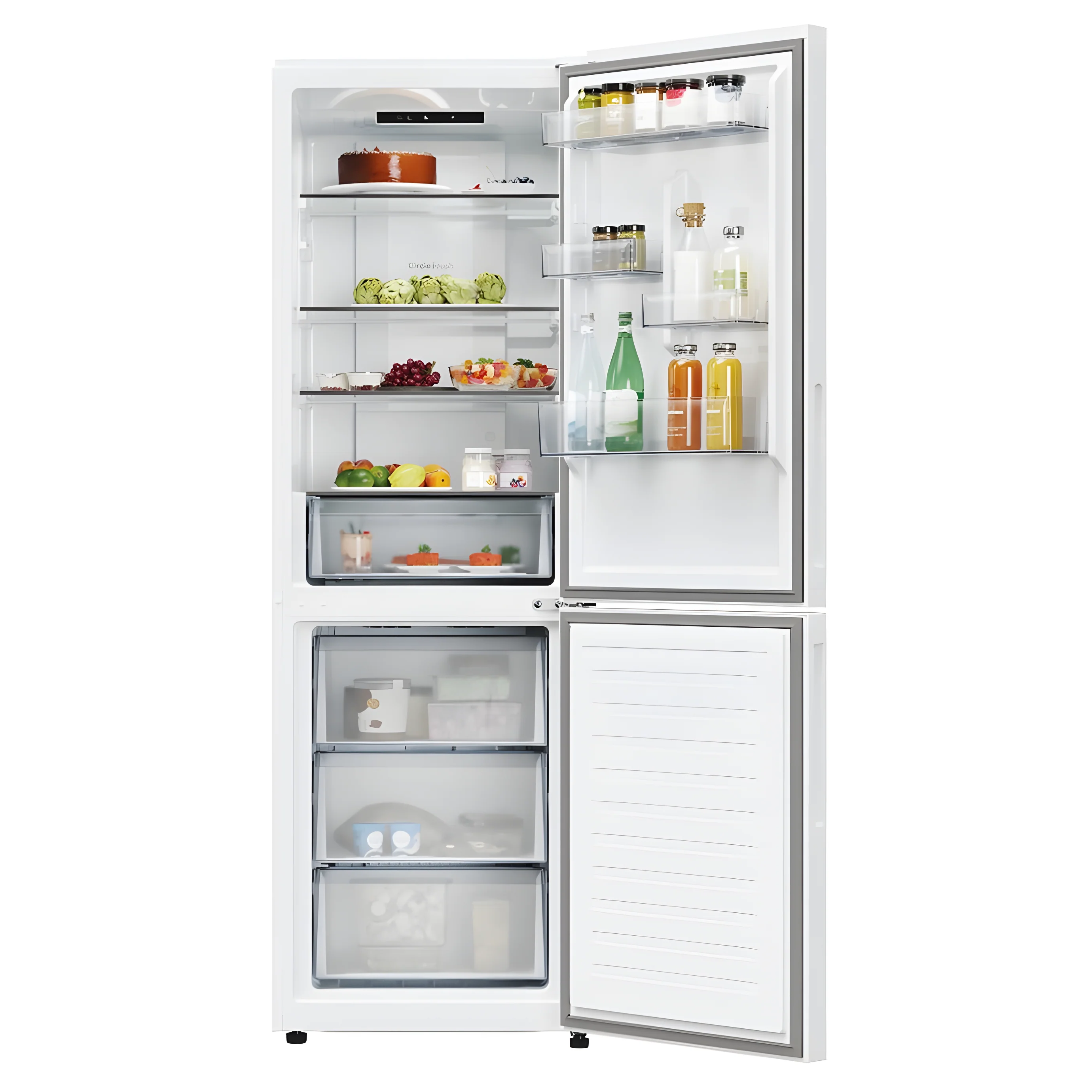 Hoover HONCQ2T618EWKR - White Fridge Freezer - 60/40 Split - E Energy - Image 3