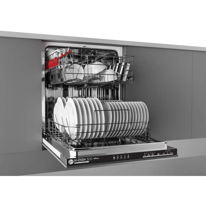 Hoover HRIN 2L360PB-80 - Integrated Dishwasher - 13 Place Settings - E Energy Rating - Image 2