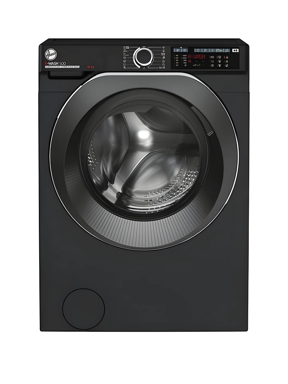 Hoover HW 410AMBCB/1-80 - Black 10KG Washing Machine - 1400 RPM - A energy