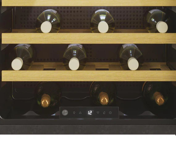 Hoover HWCB45UKSS - Stainless Steel Wine Cooler - 24 Bottles - F Energy Rating - Image 2