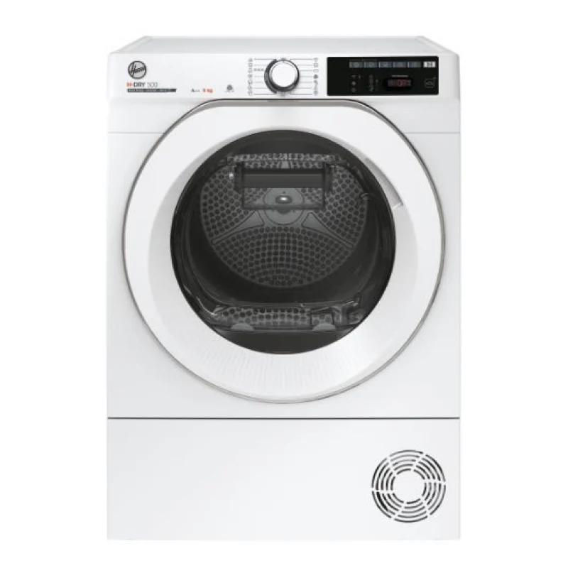 Hoover NDE H9A3TCE-80/N - Wi-Fi Connected White 9KG Heat Pump Condenser Dryer - C energy