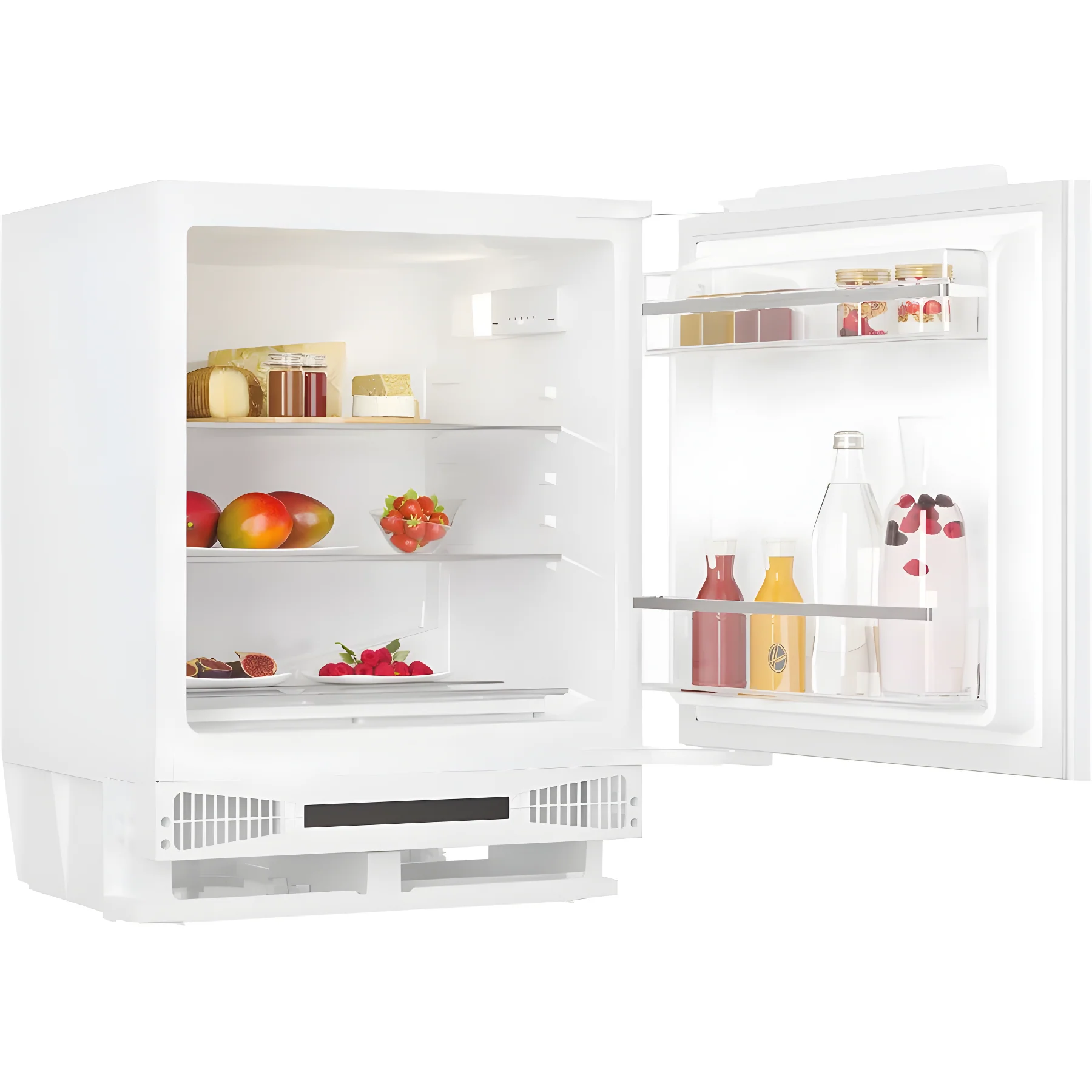 Hoover WCKLSE68EWK - White Built-in Under Counter Larder Fridge - 135L - E Energy - Image 2