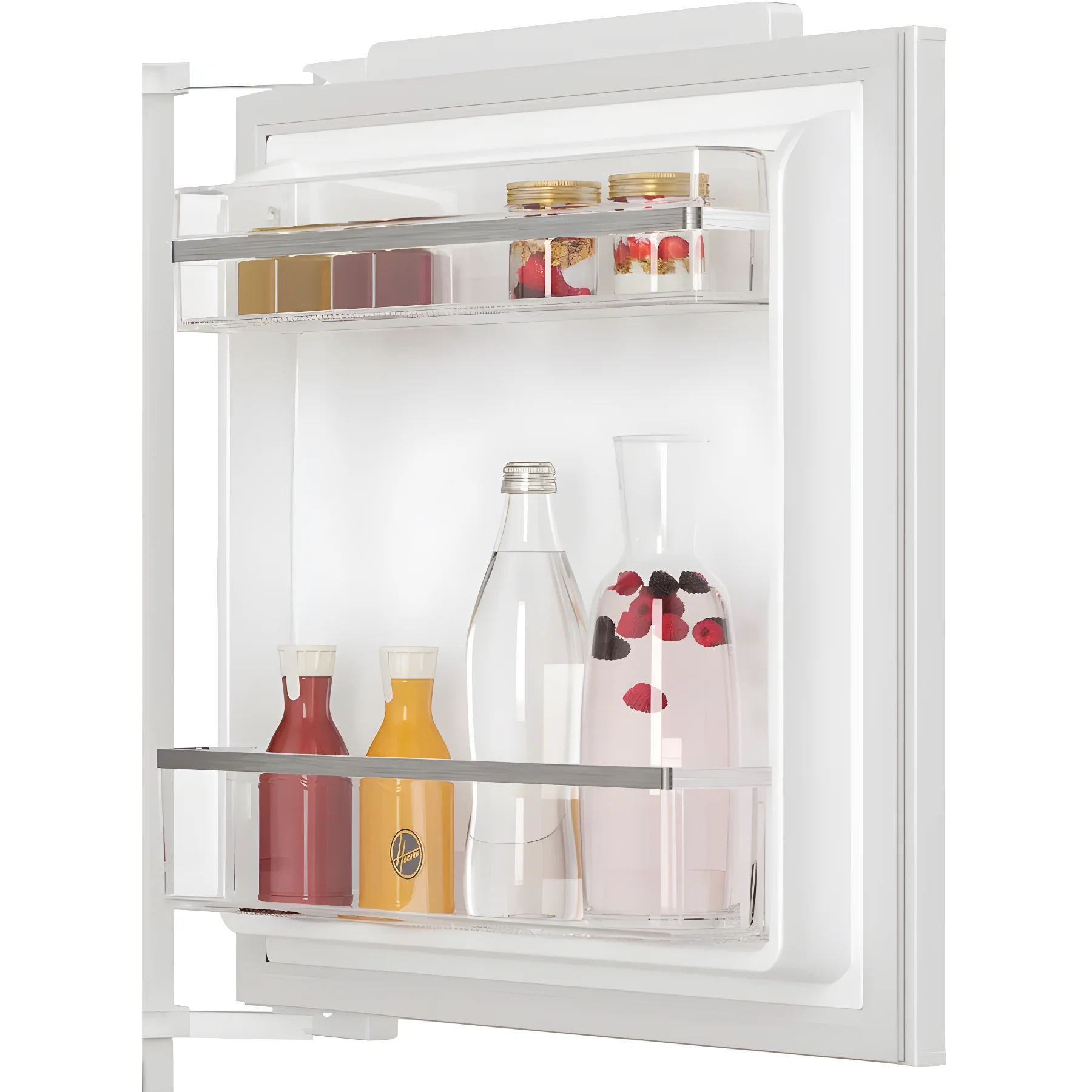 Hoover WCKLSE68EWK - White Built-in Under Counter Larder Fridge - 135L - E Energy - Image 4